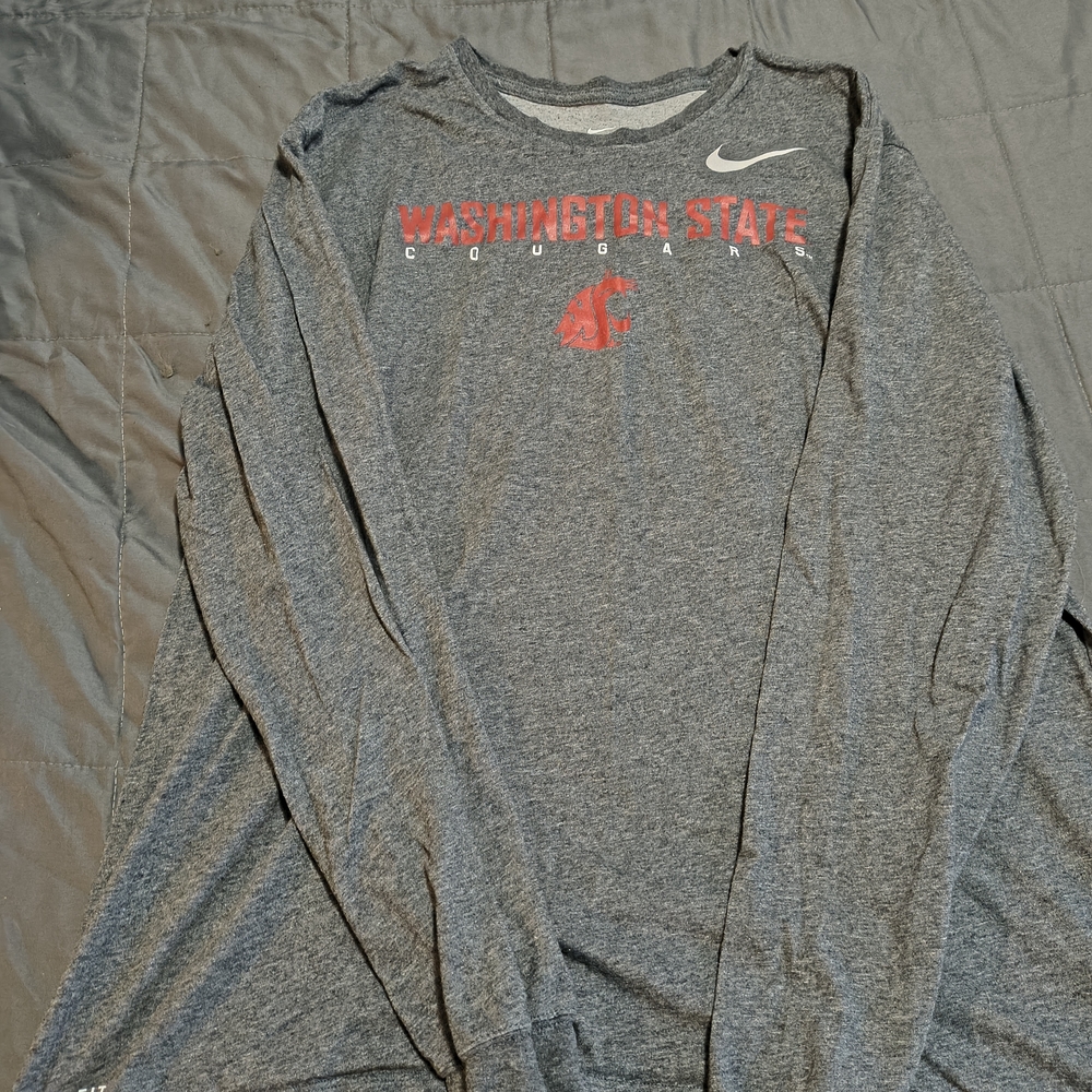 Nike Gray Washington State Cougars Men's Shirt